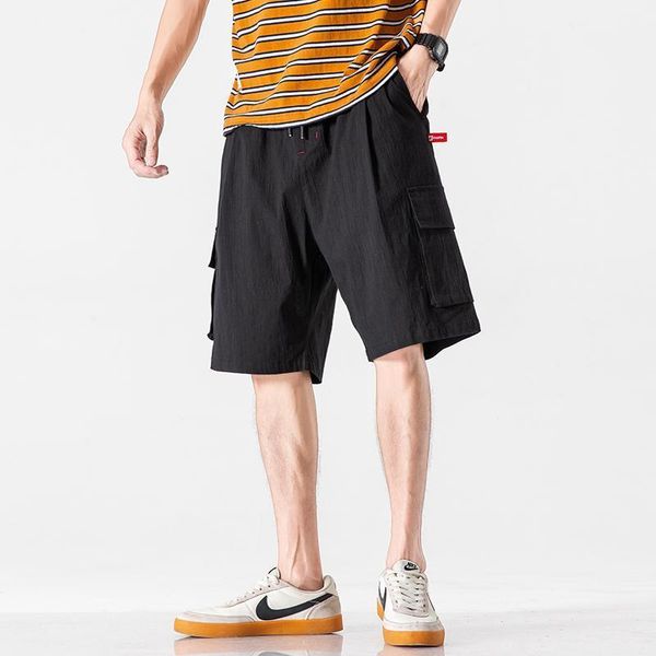 aprilmomo2021 men's overalls shorts summer fashion casual pants bermuda multi-pocket beach men, White;black
aprilmomo2021 men's overalls shorts summer fashion casual pants bermuda multi-pocket beach men, White;black