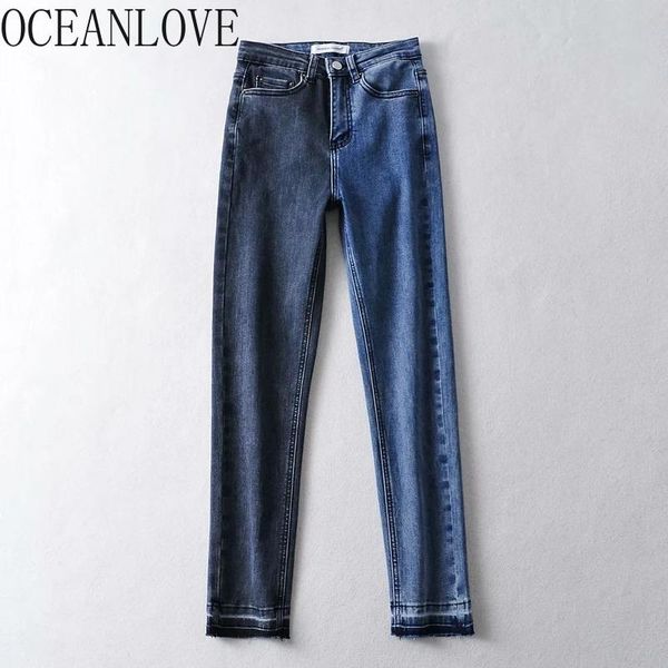 women's jeans oceanlove panelled women high waist streetwear 2021 spring straight pants korean patchwork femme ins fashion, Blue
women's jeans oceanlove panelled women high waist streetwear 2021 spring straight pants korean patchwork femme ins fashion, Blue
