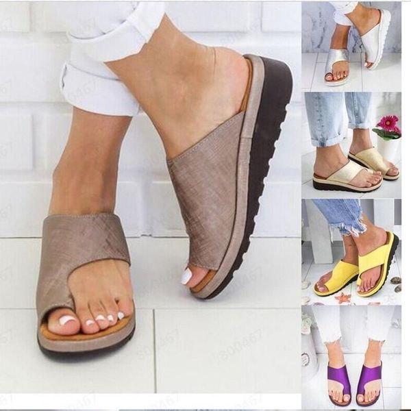 slippers women's sandals 2021 summer style set-toed wedges european size 35-43 beach shoes, Black
slippers women's sandals 2021 summer style set-toed wedges european size 35-43 beach shoes, Black