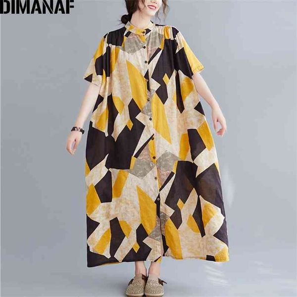 plus size women dress cotton print summer sundress clothing casual lady vestidos loose button cardigan shirt 5xl 210531, Black;gray
plus size women dress cotton print summer sundress clothing casual lady vestidos loose button cardigan shirt 5xl 210531, Black;gray