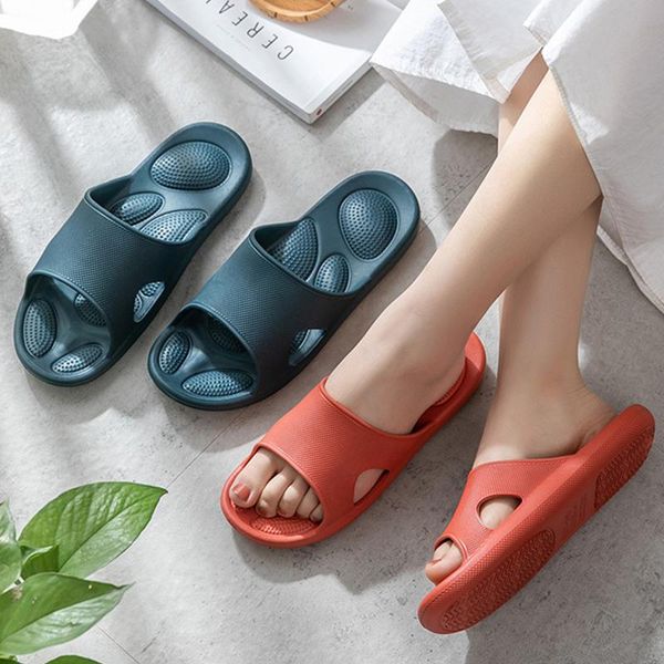 slippers women's summer home massage bathroom non slip bottom solid peep thick house couple shoes, Black
slippers women's summer home massage bathroom non slip bottom solid peep thick house couple shoes, Black
