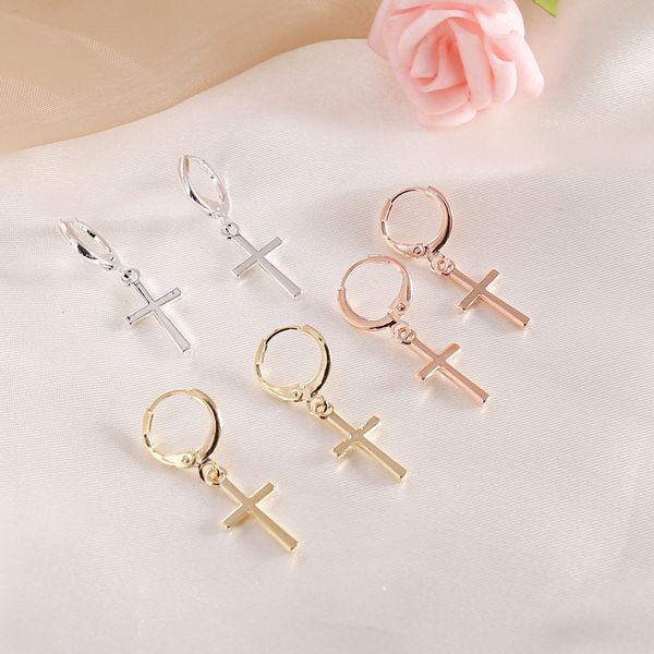 factory wholesale jewelry simple cross feminine versatile earrings earstuds e260 party gift
factory wholesale jewelry simple cross feminine versatile earrings earstuds e260 party gift