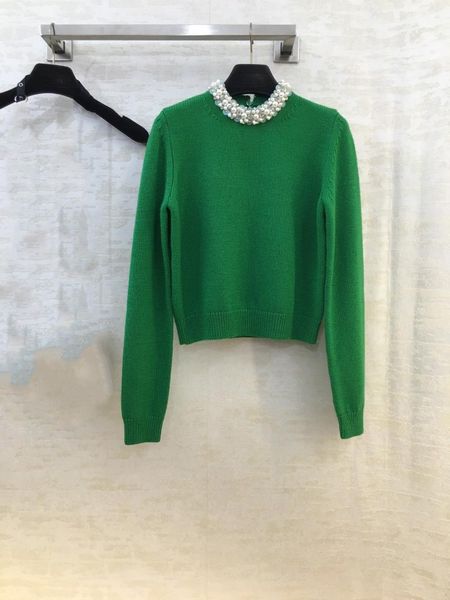 women's sweaters ladies 2021 fashion long sleeve casual solid color green neckline sequined diamond knitted sweater 1118, White;black
women's sweaters ladies 2021 fashion long sleeve casual solid color green neckline sequined diamond knitted sweater 1118, White;black
