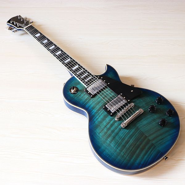 flame maple skin electric guitar 39 inch solid okoume wood body blue wood high gloss sharp angle
flame maple skin electric guitar 39 inch solid okoume wood body blue wood high gloss sharp angle