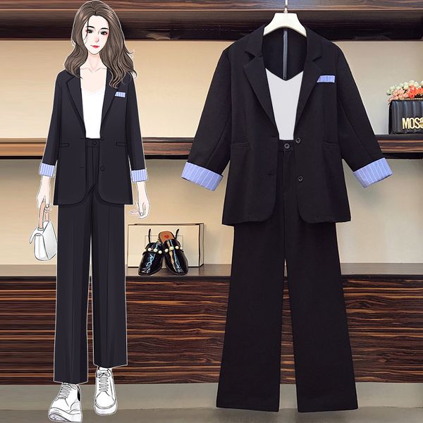 More Size L-4xl Formal Working of Women Upper Blazer Suit and Leg Drop Pants Two Joint 2021 Spring Outfit Cyj0, White;black
More Size L-4xl Formal Working of Women Upper Blazer Suit and Leg Drop Pants Two Joint 2021 Spring Outfit Cyj0, White;black