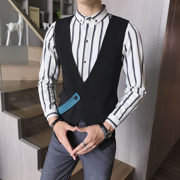 dressed dress male formal wedding suit vest thin fit quality fine evening club gilet homme plus size 5xl ybl3, Black;white
dressed dress male formal wedding suit vest thin fit quality fine evening club gilet homme plus size 5xl ybl3, Black;white