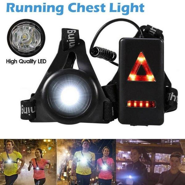 night running light waterproof red white warning chest lamps usb charge cycling biking jogging safety lights
night running light waterproof red white warning chest lamps usb charge cycling biking jogging safety lights