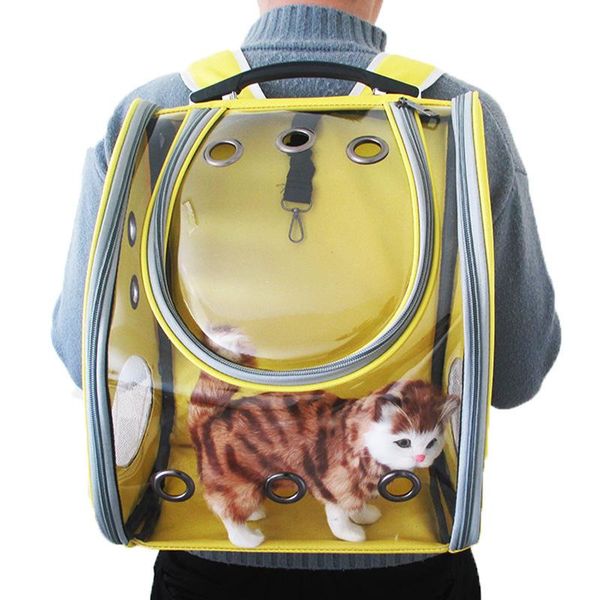 new square transparent space bag with holes, breathable, portable and foldable pet backpack cat bag
new square transparent space bag with holes, breathable, portable and foldable pet backpack cat bag