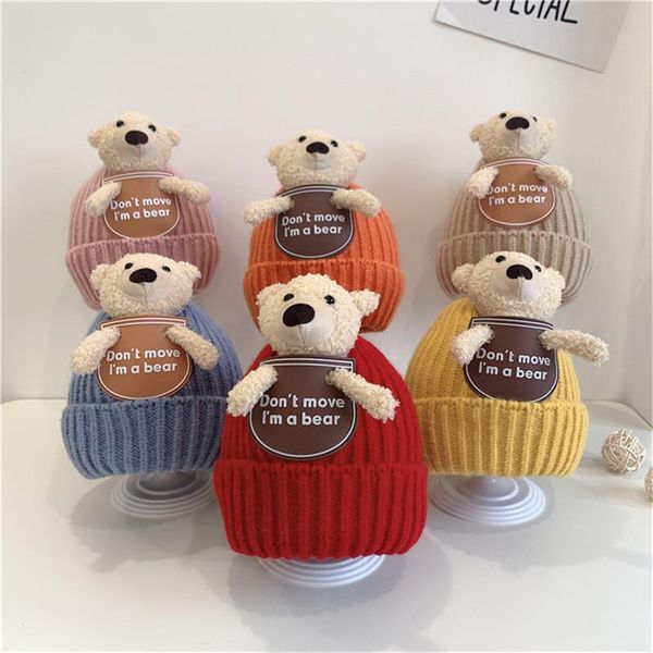 caps & hats toddler baby beanie cap stylish winter warm knit hat with bear doll for boys and girls, Yellow
caps & hats toddler baby beanie cap stylish winter warm knit hat with bear doll for boys and girls, Yellow