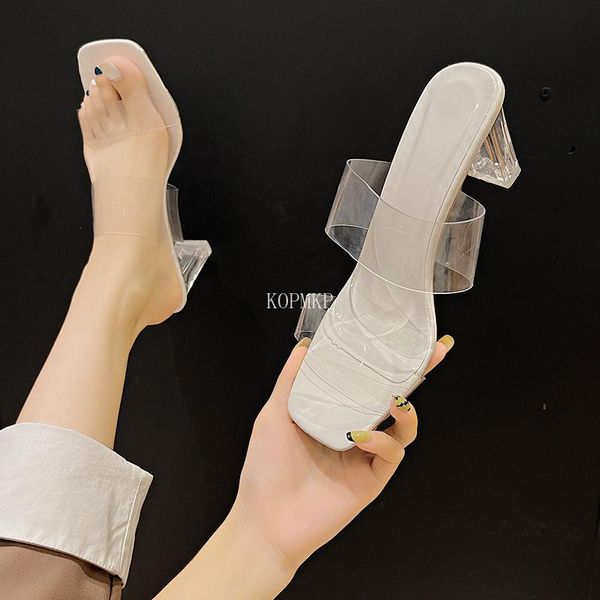 sandals fashion women's pvc high heels summer slippers fish mouth transparent kopmkp casual women shoes, Black
sandals fashion women's pvc high heels summer slippers fish mouth transparent kopmkp casual women shoes, Black