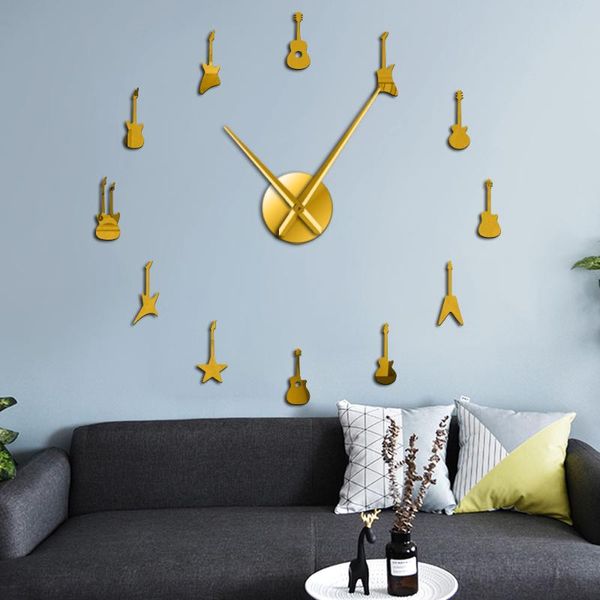wall clocks guitar variety diy large quiet sweep clock rock music instrument frameless giant watch 3d mirror sticker
wall clocks guitar variety diy large quiet sweep clock rock music instrument frameless giant watch 3d mirror sticker