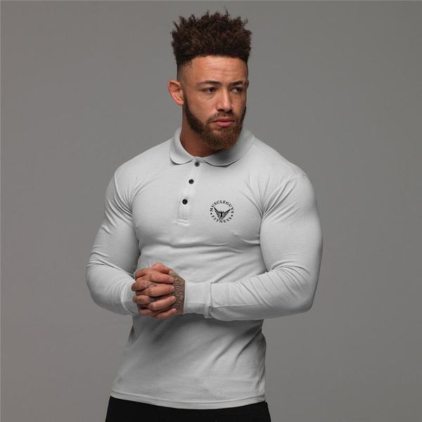 running jerseys t-shirt autumn sports shirt men long sleeve slim fit turn colla poloshirt gym mens fitness sportswear, Black;blue
running jerseys t-shirt autumn sports shirt men long sleeve slim fit turn colla poloshirt gym mens fitness sportswear, Black;blue