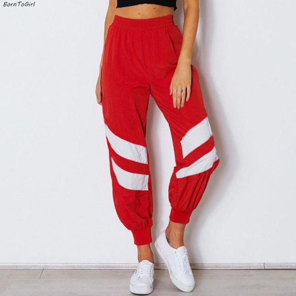 women's pants & capris borntogirl casual chiffon thin harem for women high waist black red with stripes, Black;white
women's pants & capris borntogirl casual chiffon thin harem for women high waist black red with stripes, Black;white