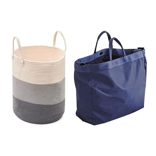 storage baskets large cotton basket soft laundry woven with handle & nylon portable shoulder bag
storage baskets large cotton basket soft laundry woven with handle & nylon portable shoulder bag