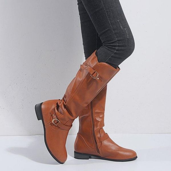 boots women's autumn and winter leather fashion versatile mid-heel buckle mid-length durable comfortable, Black
boots women's autumn and winter leather fashion versatile mid-heel buckle mid-length durable comfortable, Black