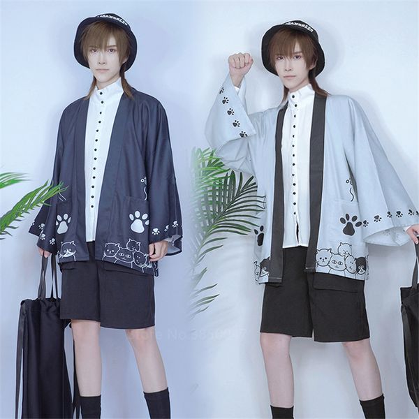 2021 new japanese kimono traditional asian fashion sun protection cardigan clothes streetwear cute cat print chiffon man woman cxl5, White;black
2021 new japanese kimono traditional asian fashion sun protection cardigan clothes streetwear cute cat print chiffon man woman cxl5, White;black