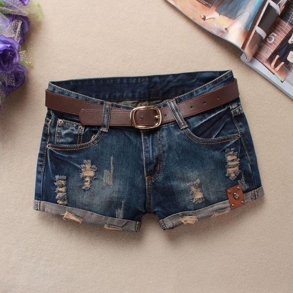 women's shorts autumn denim for women mini rivet holes jeans low waist without belt ripped short j2305, White;black
women's shorts autumn denim for women mini rivet holes jeans low waist without belt ripped short j2305, White;black
