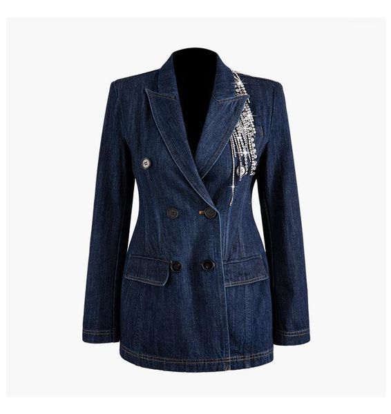 women's suits & blazers women turn-down collar crystal tassel denim blazer suit elegant notched long sleeve slim coats solid, White;black
women's suits & blazers women turn-down collar crystal tassel denim blazer suit elegant notched long sleeve slim coats solid, White;black