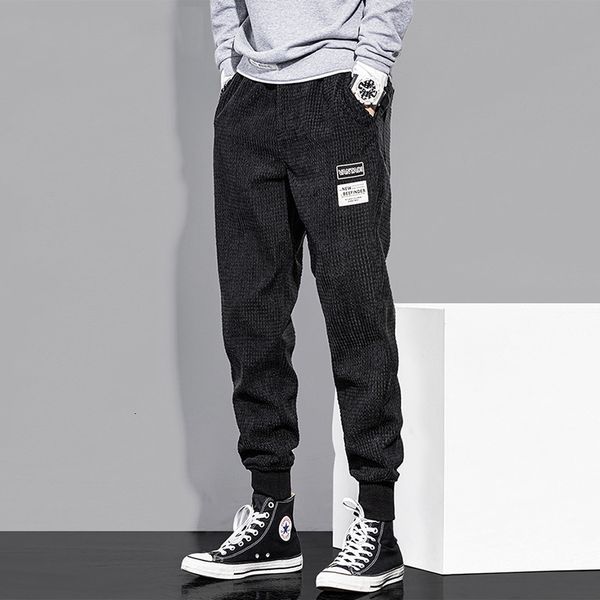 2021 new korean style fashion casual cargo pants loose fit leisure corduroy joggers wide leg trousers streetwear hip hop sweatpants men fohr, Black
2021 new korean style fashion casual cargo pants loose fit leisure corduroy joggers wide leg trousers streetwear hip hop sweatpants men fohr, Black