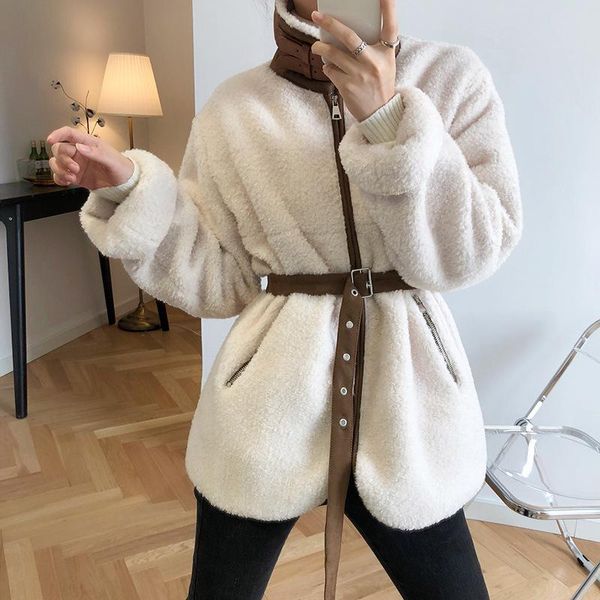 women's fur & faux 2021 autumn women thicken lambswool coat casual long sleeve stand collar casaco feminino female warm locomotive jack, Black
women's fur & faux 2021 autumn women thicken lambswool coat casual long sleeve stand collar casaco feminino female warm locomotive jack, Black
