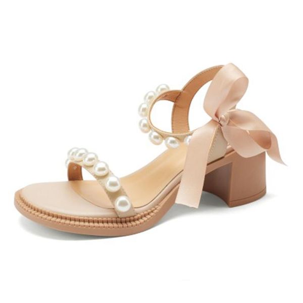sandals summer women pearl genuine leather round toe heels for ladies butterfly-knot shoes outdoor, Black
sandals summer women pearl genuine leather round toe heels for ladies butterfly-knot shoes outdoor, Black