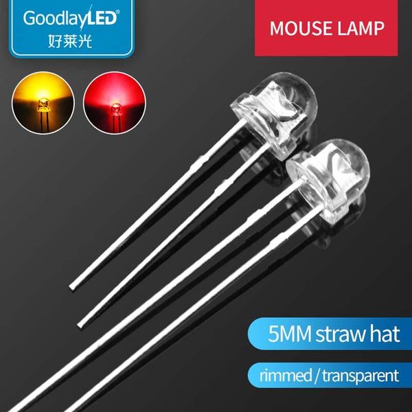 strips 1000pcs/lot f5 5mm led mouse red yellow light short feet / long bright light-emitting diode (the hat shaped) dip
strips 1000pcs/lot f5 5mm led mouse red yellow light short feet / long bright light-emitting diode (the hat shaped) dip