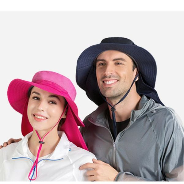 berets fashion summer big bucket hat women men outdoor fishing hiking beach hats mesh breathable anti uv sun cap large wide brim, Blue;gray
berets fashion summer big bucket hat women men outdoor fishing hiking beach hats mesh breathable anti uv sun cap large wide brim, Blue;gray