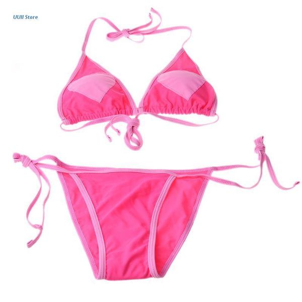 women's swimwear xx9d womens two piece bikini set halter deep v-neck ruched triangle bra color block pink heart embroidered swimsuit lo, White;black
women's swimwear xx9d womens two piece bikini set halter deep v-neck ruched triangle bra color block pink heart embroidered swimsuit lo, White;black