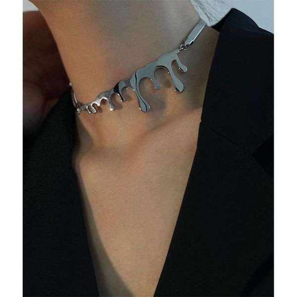 chokers cowbread personality necklace for women clavicle titanium steel short cold wind niche design women's jewelry, Golden;silver
chokers cowbread personality necklace for women clavicle titanium steel short cold wind niche design women's jewelry, Golden;silver