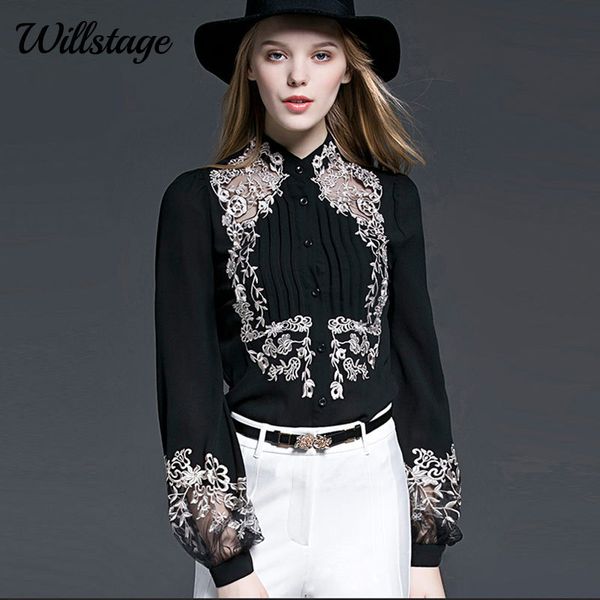 willstage new spring blouse women floral embroidery long sleeve shirts mesh hollow out office ladies ol work wear black 210225, White
willstage new spring blouse women floral embroidery long sleeve shirts mesh hollow out office ladies ol work wear black 210225, White