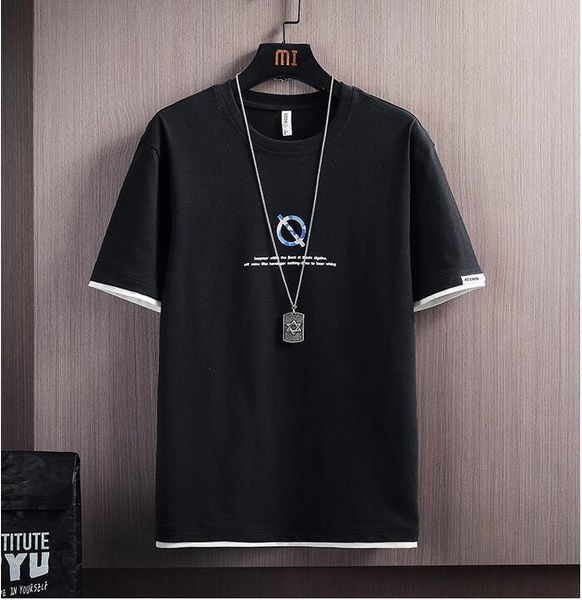 men's polos 2021 mens t-shirts o-neck tee shirt men summer cotton t, White;black
men's polos 2021 mens t-shirts o-neck tee shirt men summer cotton t, White;black