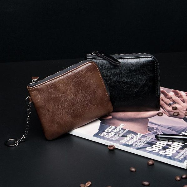 coin purses 2021 black purse simple handle small wallet men and women change practical bag soft leather, Red;black
coin purses 2021 black purse simple handle small wallet men and women change practical bag soft leather, Red;black