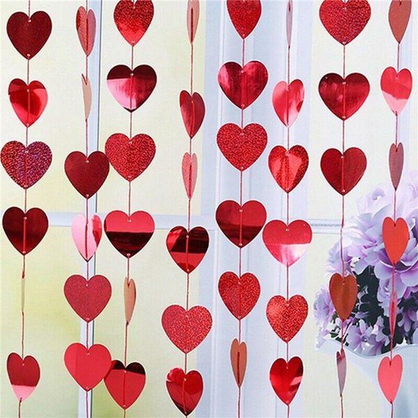 decorative objects & figurines valentine's day heart garland with rope charm diy curtain felt non-woven home wedding party decoration
decorative objects & figurines valentine's day heart garland with rope charm diy curtain felt non-woven home wedding party decoration