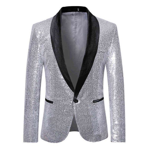 men gold silver sequin shiny blazers suit jacket men fashion night club dj stage performances wedding party jacket coat 211111, White;black
men gold silver sequin shiny blazers suit jacket men fashion night club dj stage performances wedding party jacket coat 211111, White;black