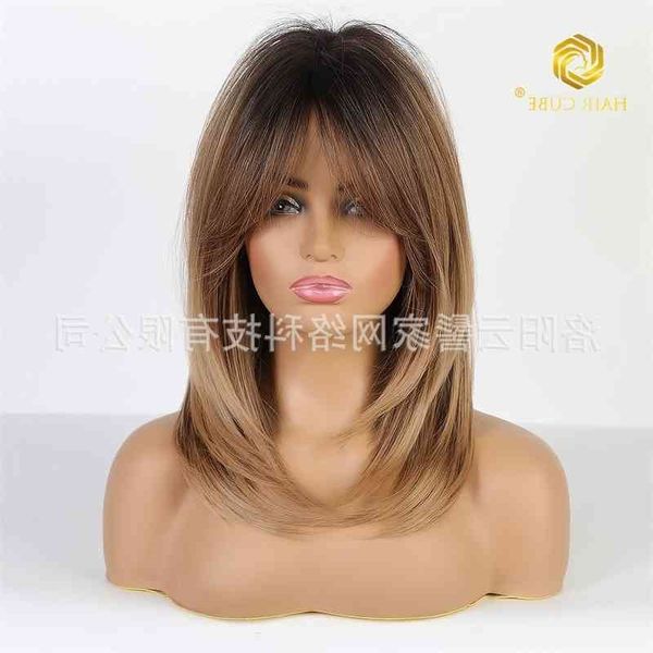 head cover mature new female black brown eight character bangs natural radian medium long hair
head cover mature new female black brown eight character bangs natural radian medium long hair