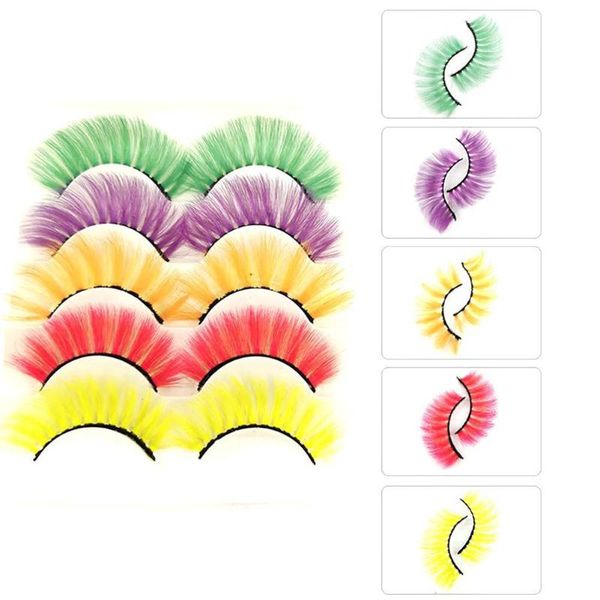 false eyelashes 5 pairs color box 10- 23mm 3d 6d colorful mink fake eyelash makeup lash set extension natural supplies wholesale beau c9z6
false eyelashes 5 pairs color box 10- 23mm 3d 6d colorful mink fake eyelash makeup lash set extension natural supplies wholesale beau c9z6