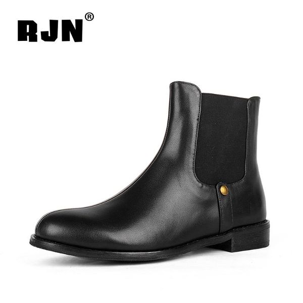 boots rjn winter warm ankle woman rose red genuine leather patchwork round toe low square heel metal slip on ladies shoes rc849, Black
boots rjn winter warm ankle woman rose red genuine leather patchwork round toe low square heel metal slip on ladies shoes rc849, Black