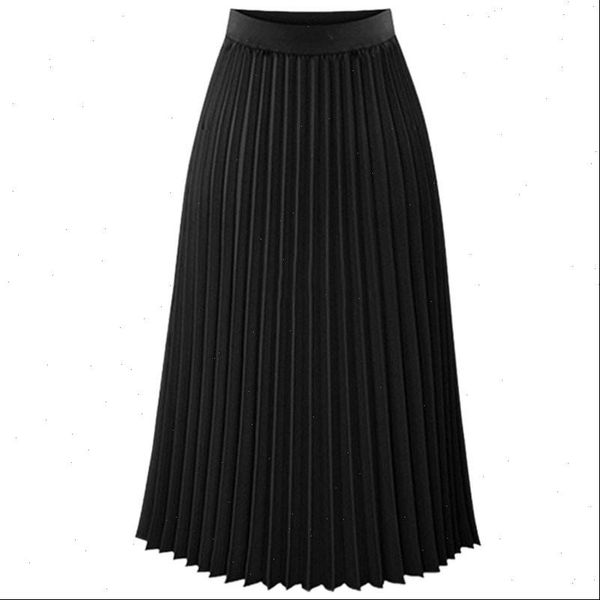 fashion new lady women summer long chiffon skirt elastic waist double layer midi pleated skirts drop shipping, Black
fashion new lady women summer long chiffon skirt elastic waist double layer midi pleated skirts drop shipping, Black