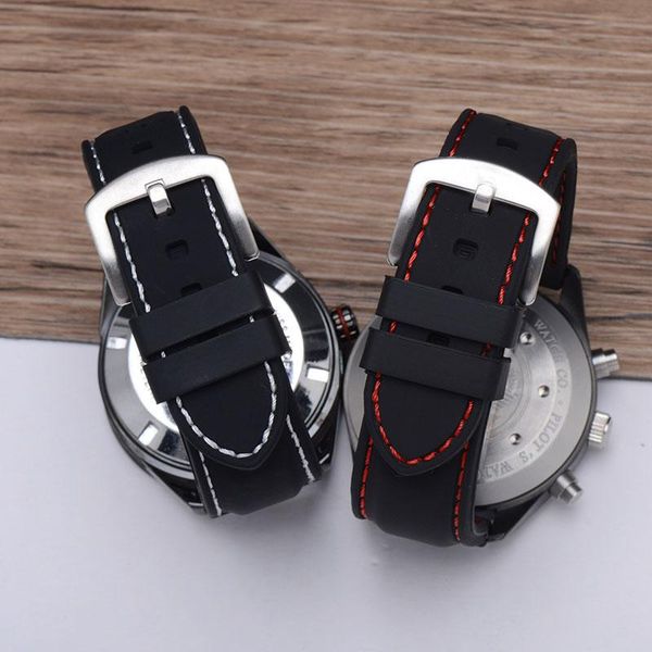 watch bands sale 18 20 22 24mm black silicone rubber watchband for brands common used waterproof durable strap with pin buckle, Black;brown
watch bands sale 18 20 22 24mm black silicone rubber watchband for brands common used waterproof durable strap with pin buckle, Black;brown