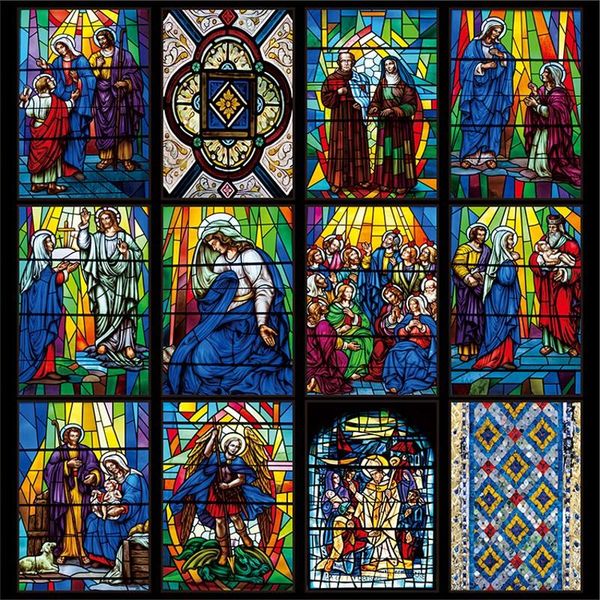window stickers film electrostatic paste church stained sticker frosted household glass
window stickers film electrostatic paste church stained sticker frosted household glass