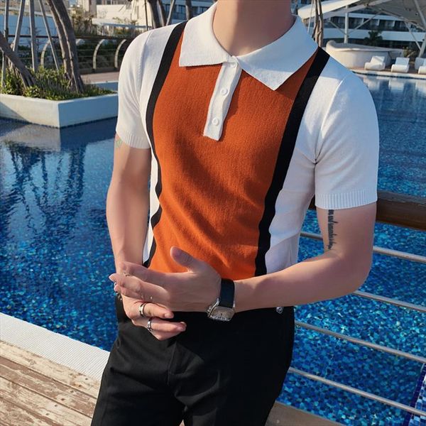 summer fashion contrasting mens polo colors shirts clothing simple slim fit breathable casual tee shirt homme, White;black
summer fashion contrasting mens polo colors shirts clothing simple slim fit breathable casual tee shirt homme, White;black