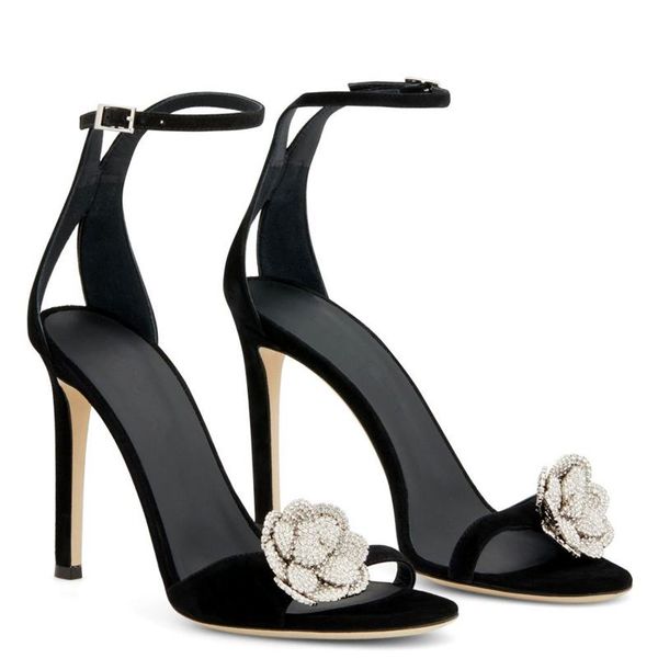 2021 summer women sandal new rhinestone flower high heels sandals thin heel diamond black open toe women's shoes pumps
2021 summer women sandal new rhinestone flower high heels sandals thin heel diamond black open toe women's shoes pumps