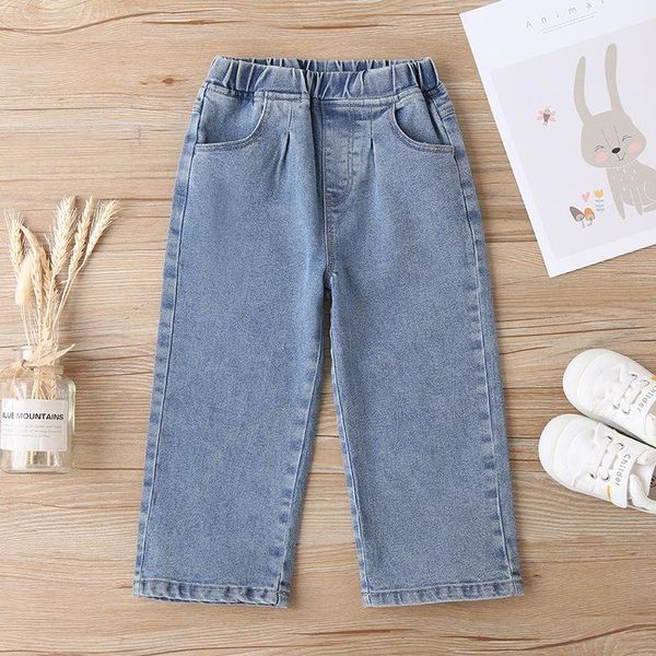 children's pants 2021 spring autumn new toddler girls jeans korean solid wide leg denim pants for girls kids casual loose jeans, Blue
children's pants 2021 spring autumn new toddler girls jeans korean solid wide leg denim pants for girls kids casual loose jeans, Blue