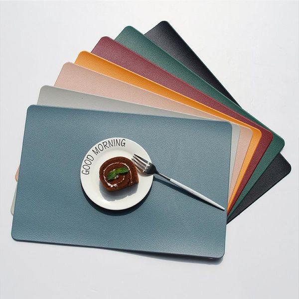 mats & pads pu leather placemat for dining table heat insulation mat waterproof rectangle pad bowl kitchen accessorie
mats & pads pu leather placemat for dining table heat insulation mat waterproof rectangle pad bowl kitchen accessorie