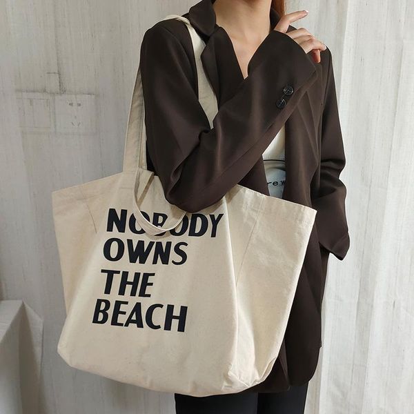 evening bags korean alphabet print canvas super large capacity shoulder portable shopping bag lady tote handbags bolsa feminin 2021
evening bags korean alphabet print canvas super large capacity shoulder portable shopping bag lady tote handbags bolsa feminin 2021