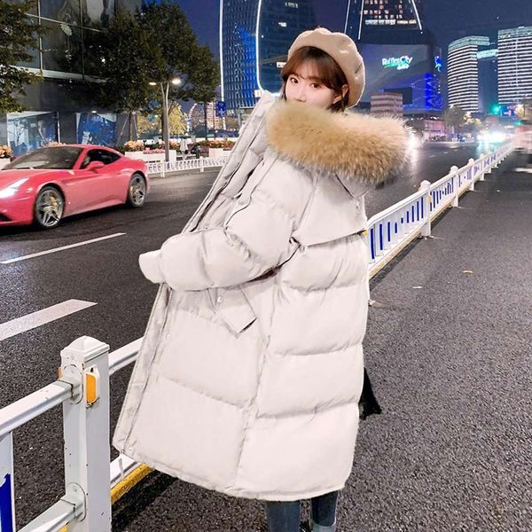 loose women's winter 2020 new korean thickened down middle long ins bread cotton padded jacket fashion, Black
loose women's winter 2020 new korean thickened down middle long ins bread cotton padded jacket fashion, Black