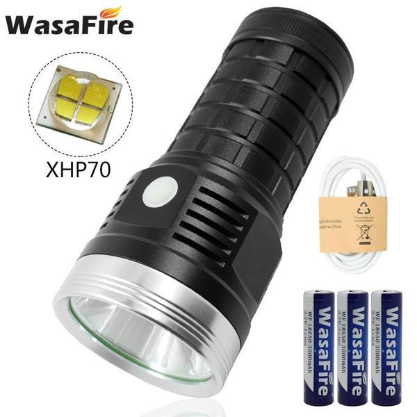 wasafire powerful 2000lm 5 modes led torch xhp70 rechargeable tactical lanterna waterproof 18650 for camping
wasafire powerful 2000lm 5 modes led torch xhp70 rechargeable tactical lanterna waterproof 18650 for camping
