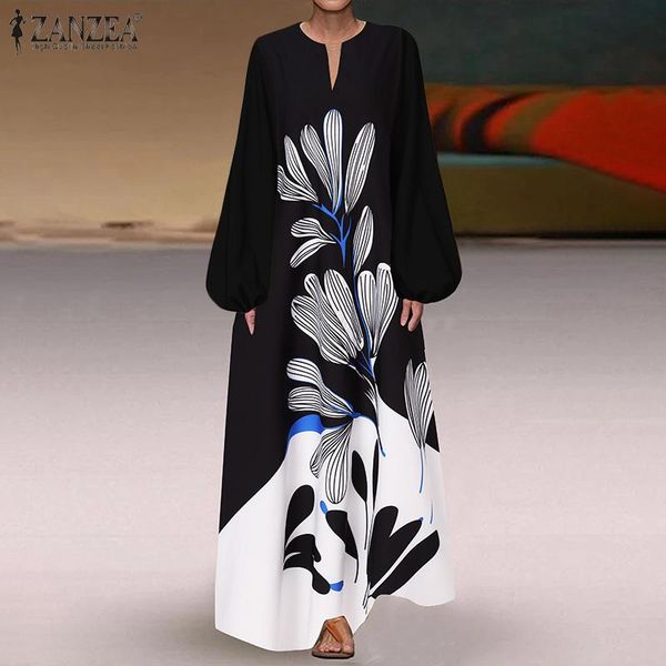 casual dresses fashion sundress elegant baggy vestido kaftan zanzea women puff sleeve floral printed party long dress summer bohemian, Black;gray
casual dresses fashion sundress elegant baggy vestido kaftan zanzea women puff sleeve floral printed party long dress summer bohemian, Black;gray