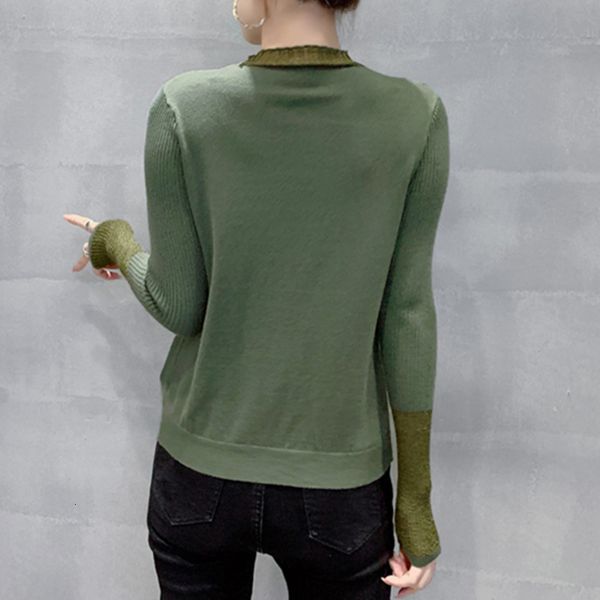 2021 new fall winter korean style knitted sweater girls chic patchwork shiny diamonds women mock neck pullover bottoming shirt t0d503a 42an, White;black
2021 new fall winter korean style knitted sweater girls chic patchwork shiny diamonds women mock neck pullover bottoming shirt t0d503a 42an, White;black