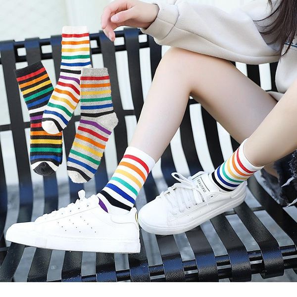 new rainbow striped patterned funny short socks women cool cotton harajuku cute kawaii socks female fashion colored ha jlliyp, Black
new rainbow striped patterned funny short socks women cool cotton harajuku cute kawaii socks female fashion colored ha jlliyp, Black